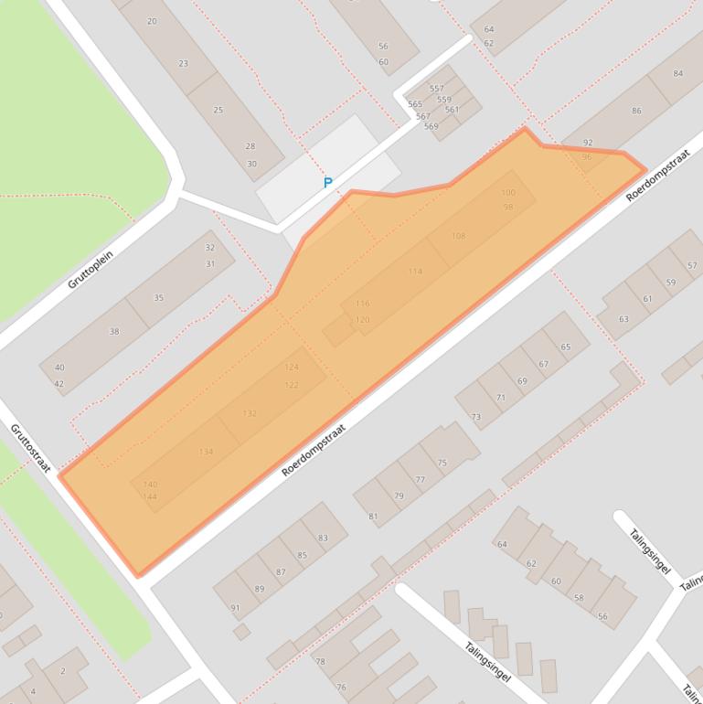 Kaart van postcodegebied 6883DM.