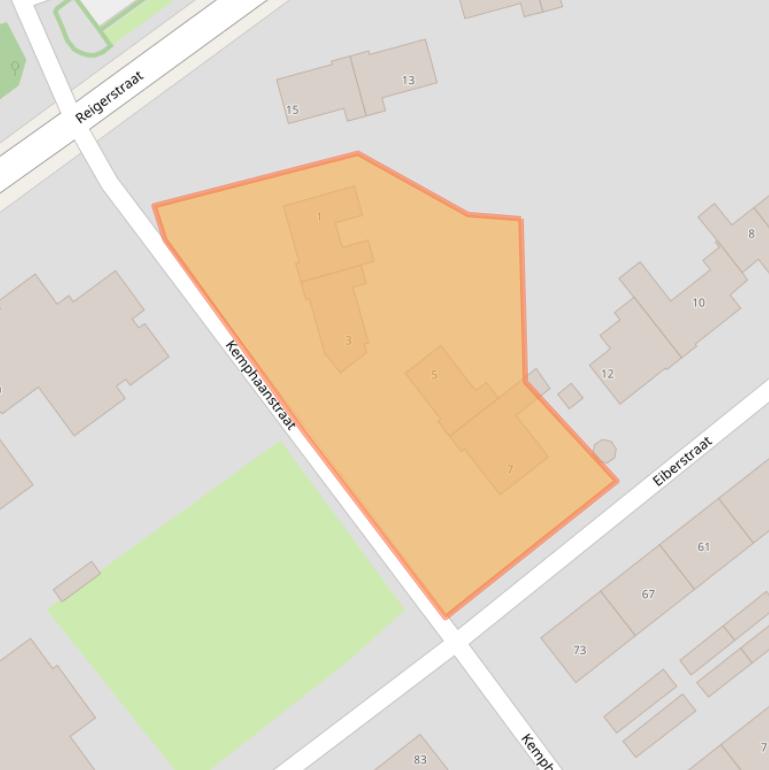 Kaart van postcodegebied 6883DW.