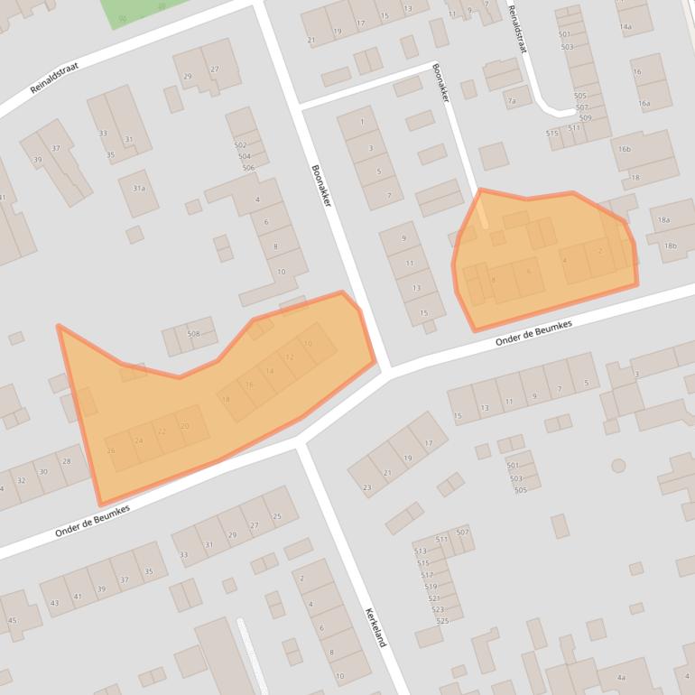 Kaart van postcodegebied 6883HD.