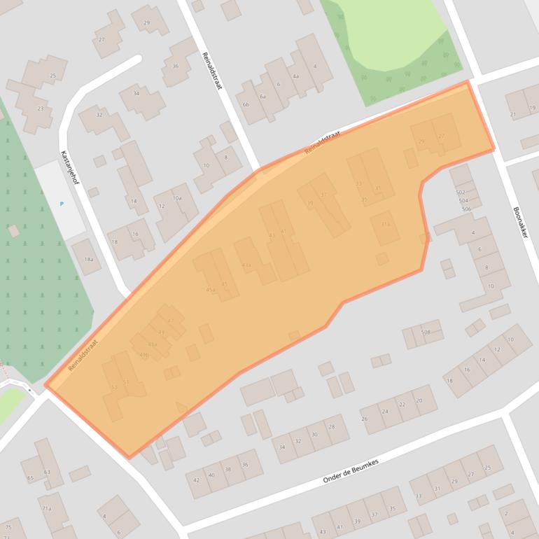 Kaart van postcodegebied 6883HK.