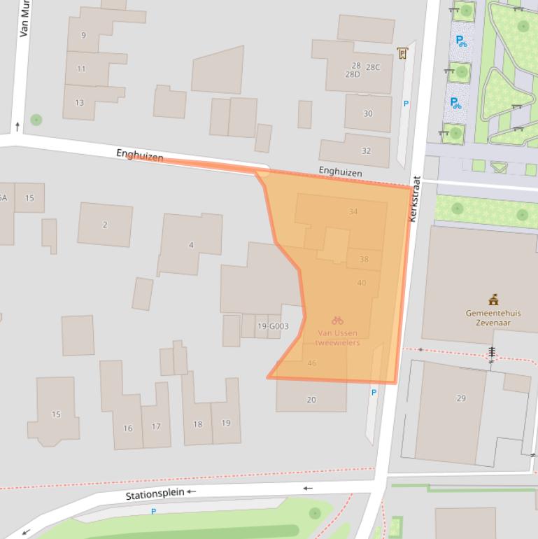 Kaart van postcodegebied 6901AD.