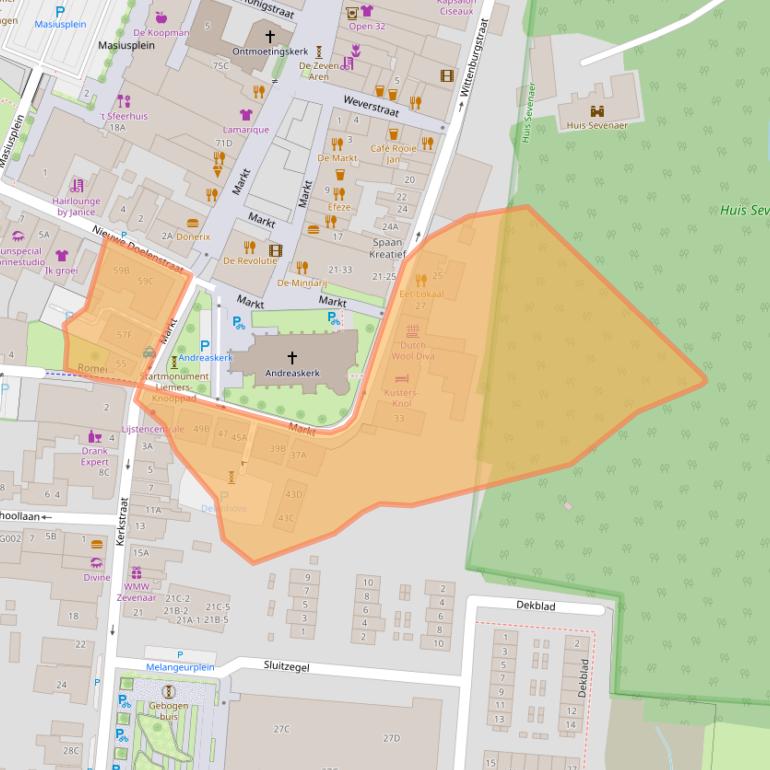 Kaart van postcodegebied 6901AH.