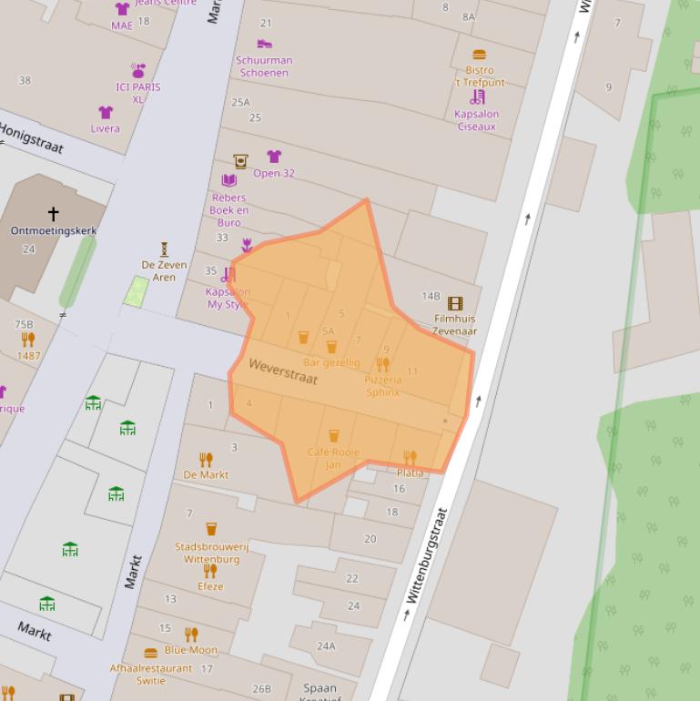 Kaart van postcodegebied 6901AM.