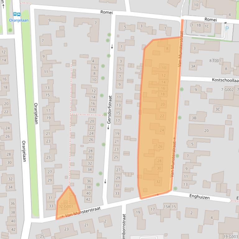 Kaart van postcodegebied 6901AX.