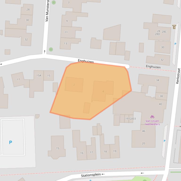 Kaart van postcodegebied 6901BA.