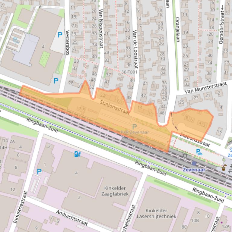 Kaart van postcodegebied 6901BG.