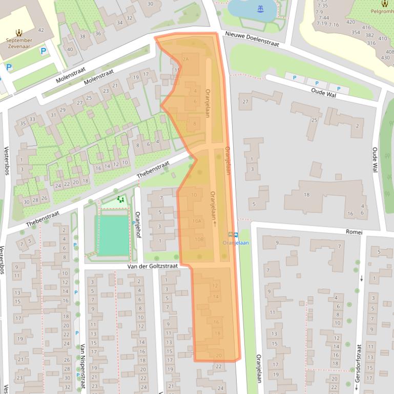 Kaart van postcodegebied 6901BL.