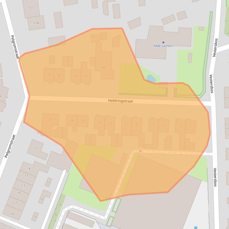 Kaart van postcodegebied 6901BX.