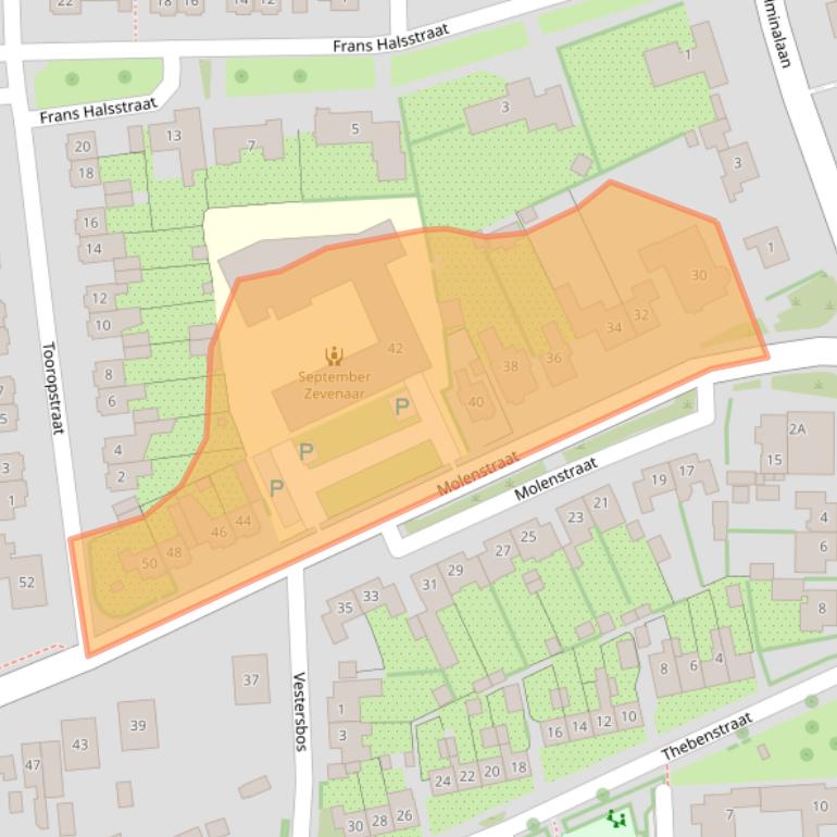 Kaart van postcodegebied 6901CD.