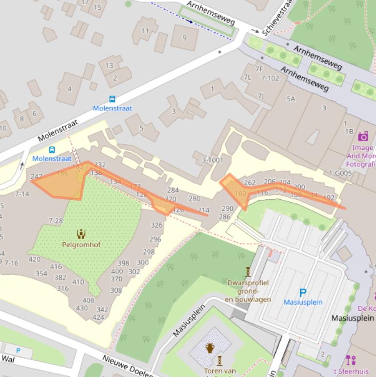 Kaart van postcodegebied 6901CK.