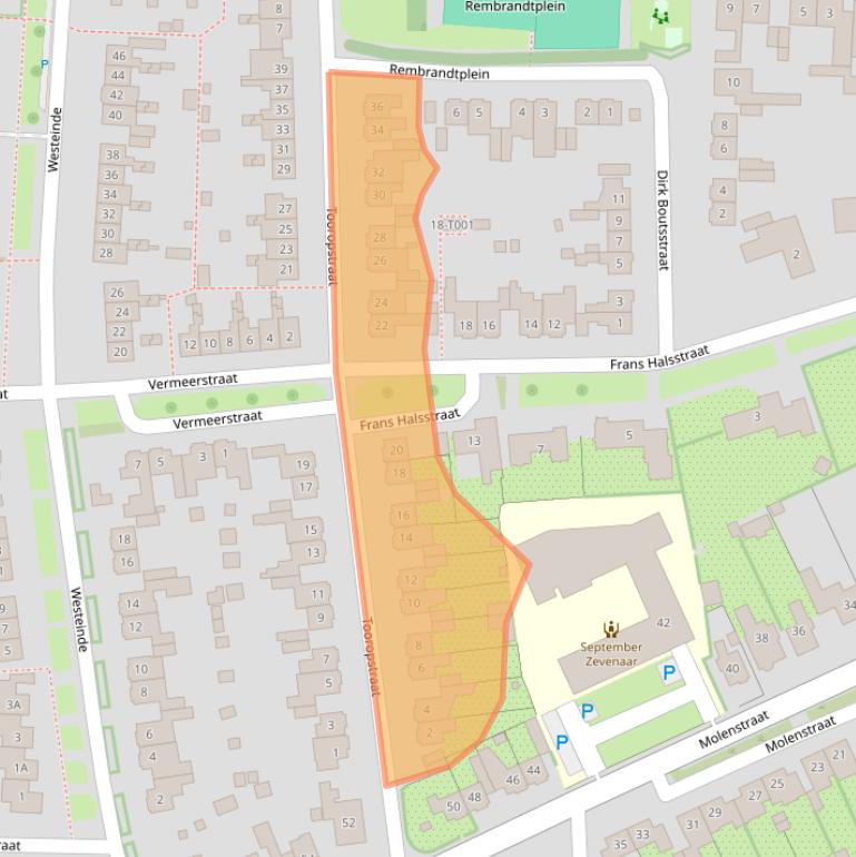 Kaart van postcodegebied 6901DG.