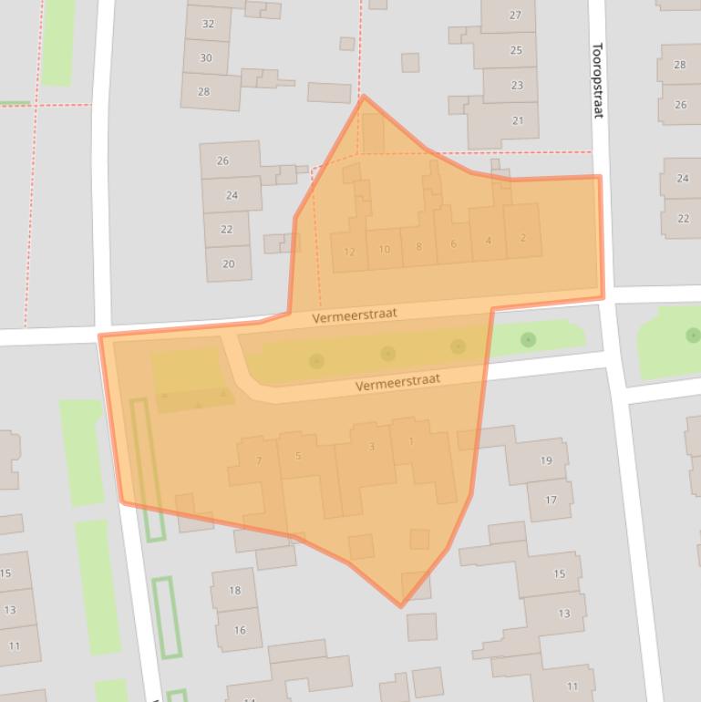 Kaart van postcodegebied 6901DH.