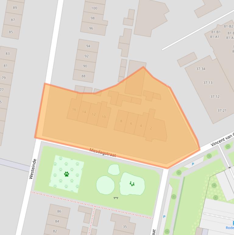 Kaart van postcodegebied 6901DL.