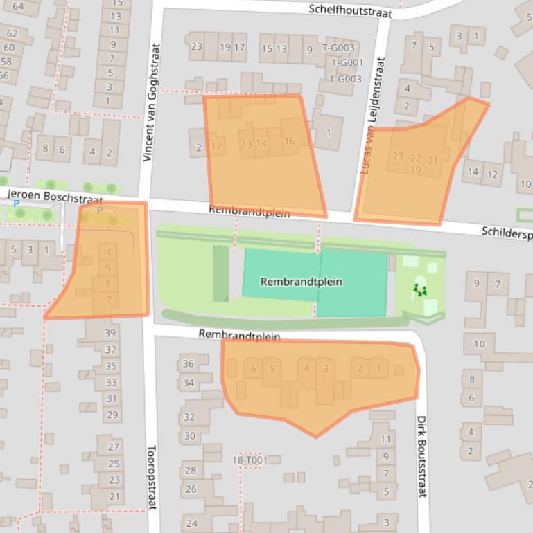 Kaart van postcodegebied 6901DP.