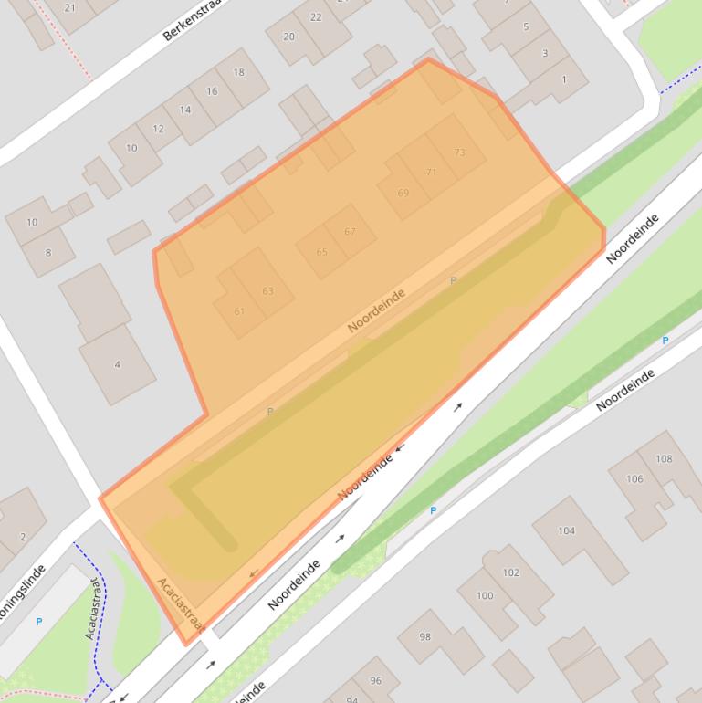 Kaart van postcodegebied 6901EA.