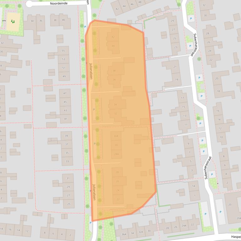 Kaart van postcodegebied 6901EP.