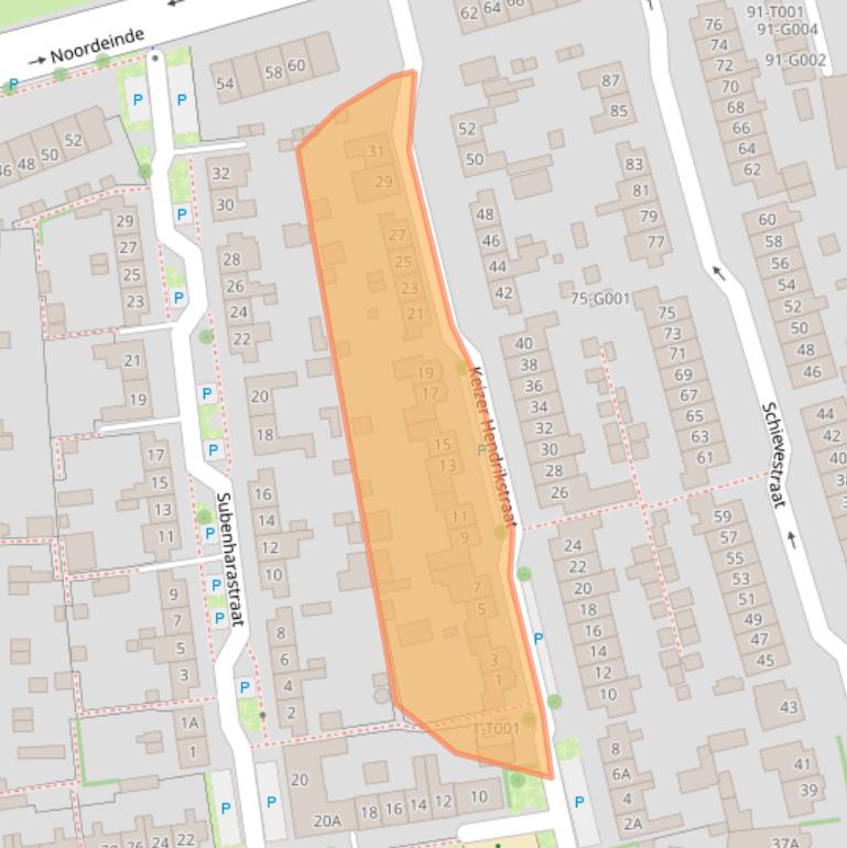 Kaart van postcodegebied 6901ET.