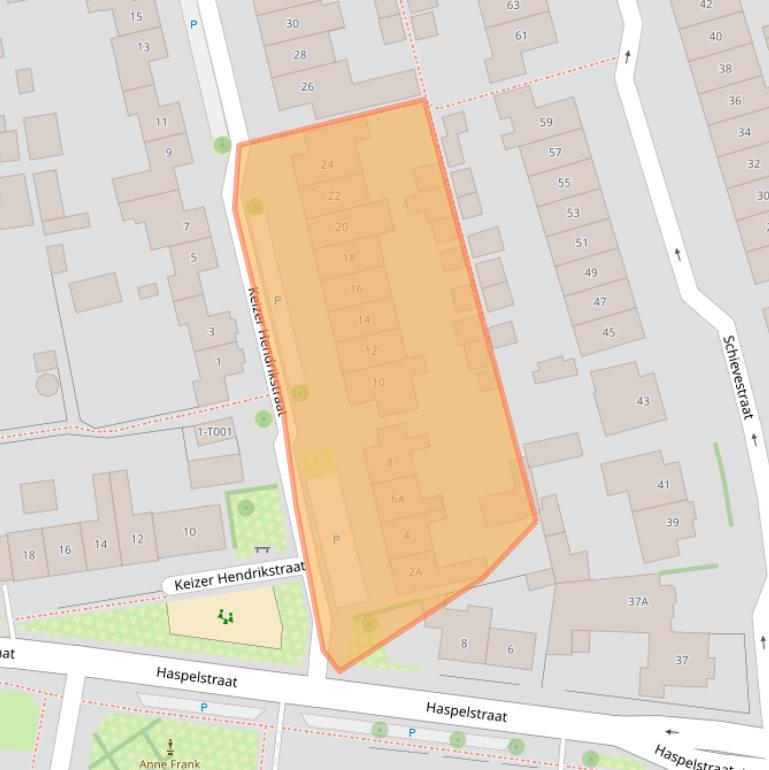 Kaart van postcodegebied 6901EV.