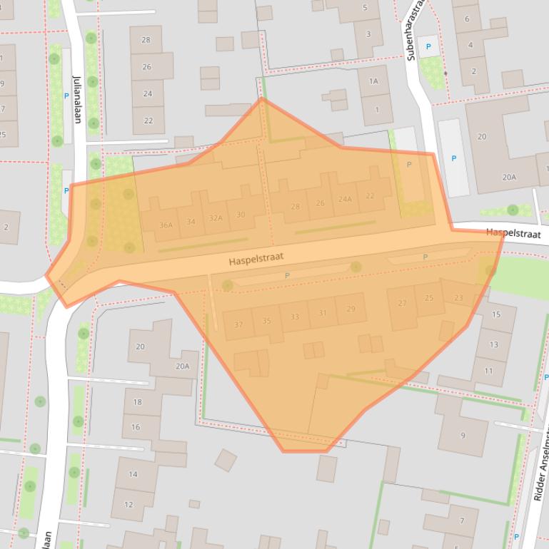 Kaart van postcodegebied 6901EZ.