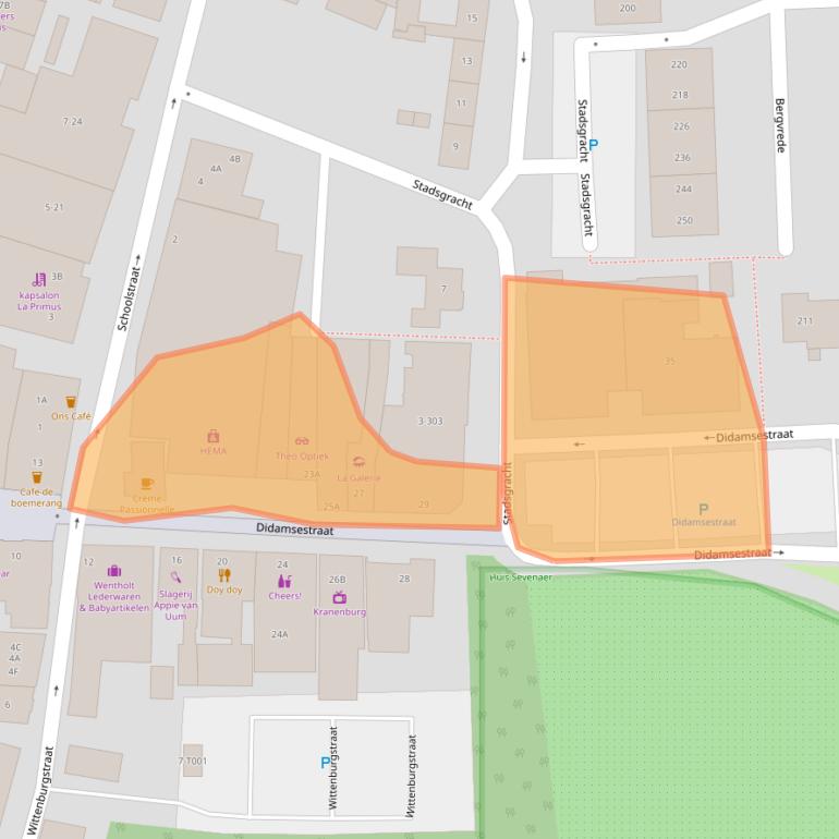 Kaart van postcodegebied 6901HB.