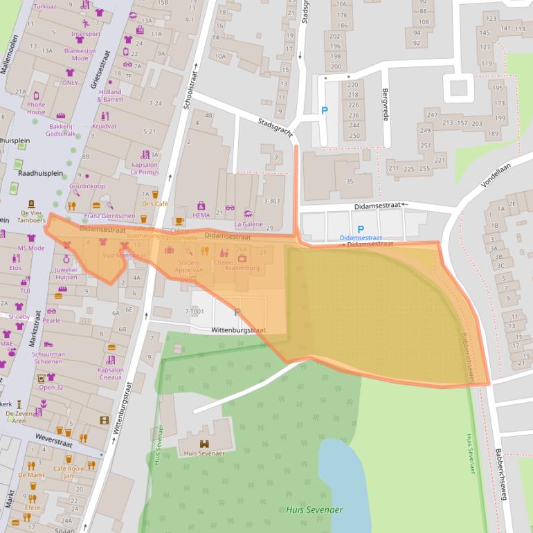 Kaart van postcodegebied 6901HC.