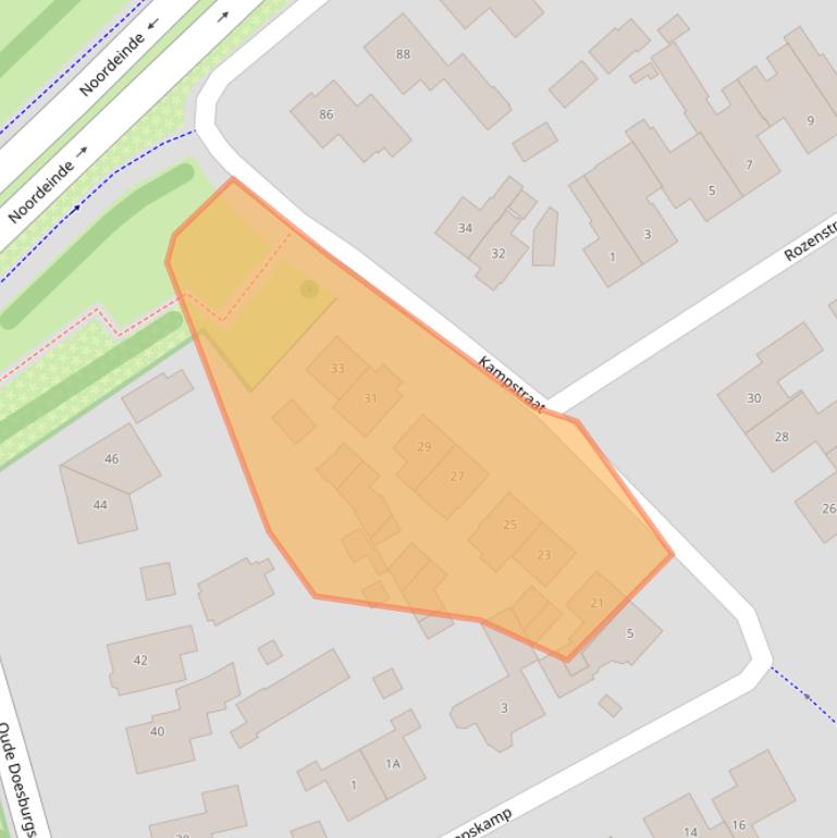 Kaart van postcodegebied 6901HN.