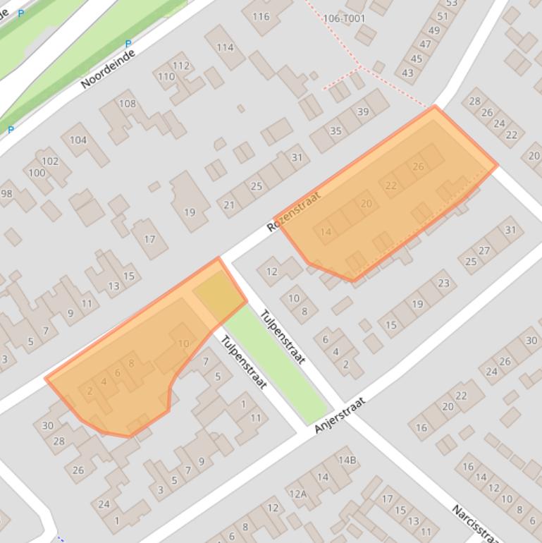 Kaart van postcodegebied 6901HT.