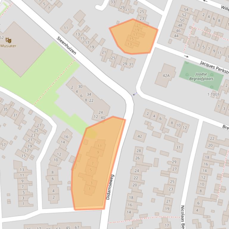 Kaart van postcodegebied 6901JM.