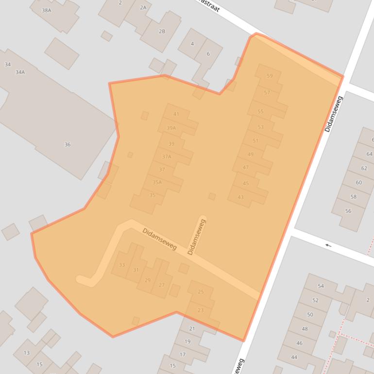 Kaart van postcodegebied 6901JN.