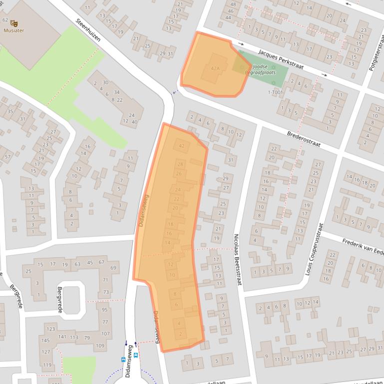Kaart van postcodegebied 6901JR.
