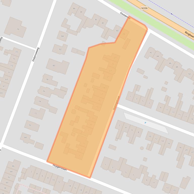 Kaart van postcodegebied 6901KJ.