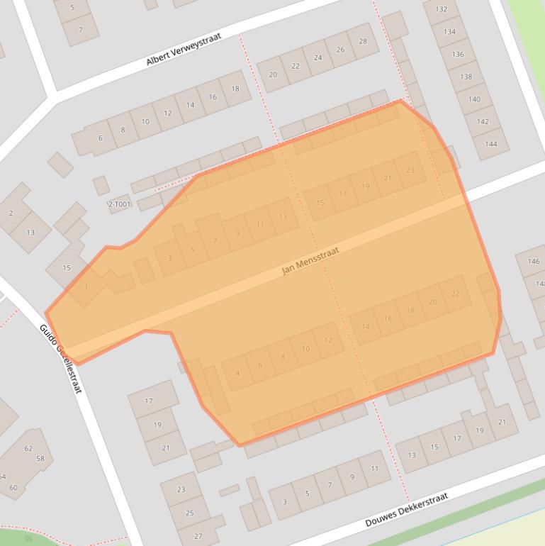 Kaart van postcodegebied 6901KW.
