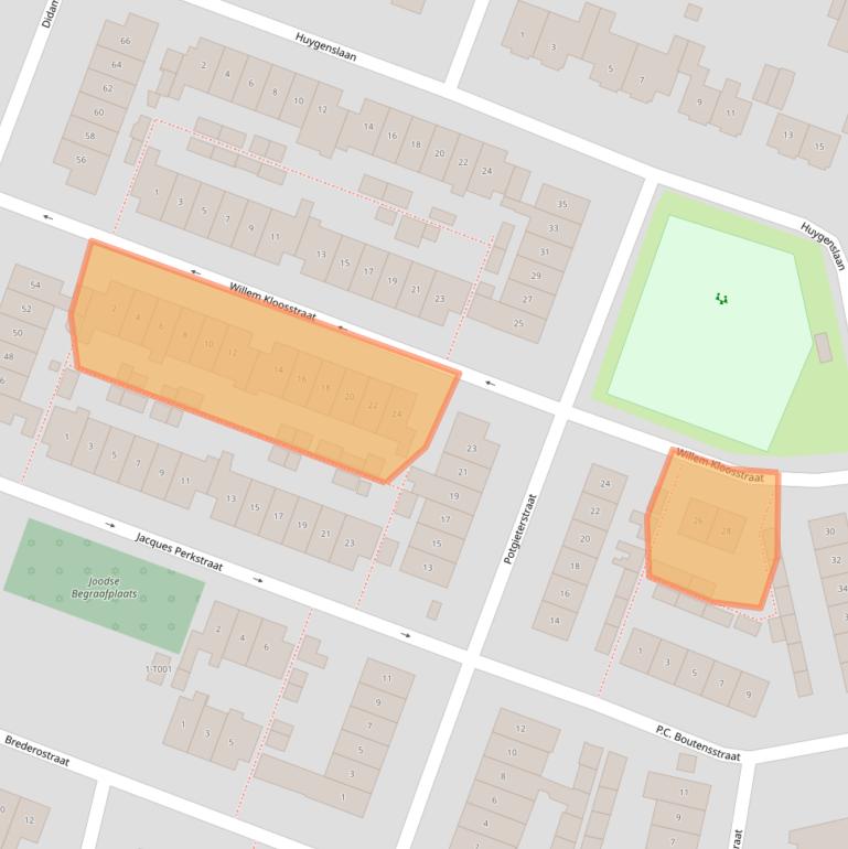 Kaart van postcodegebied 6901LJ.