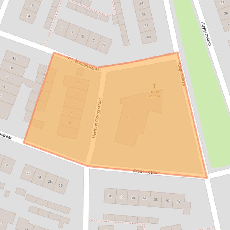 Kaart van postcodegebied 6901LM.