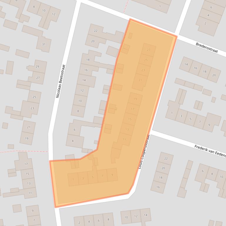 Kaart van postcodegebied 6901LT.