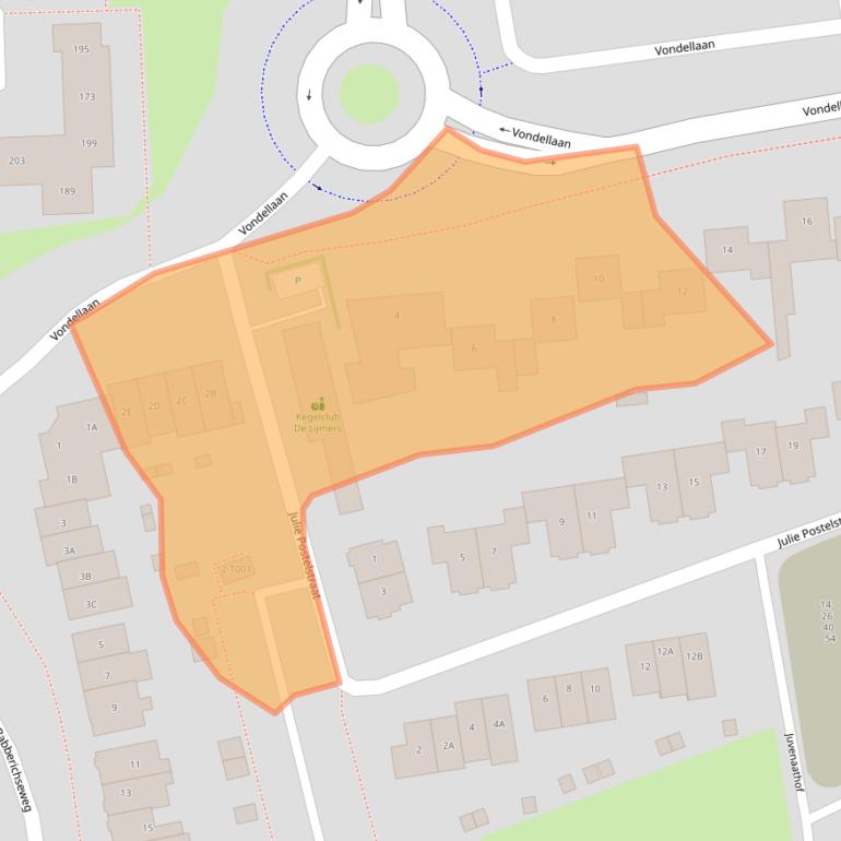 Kaart van postcodegebied 6901ME.