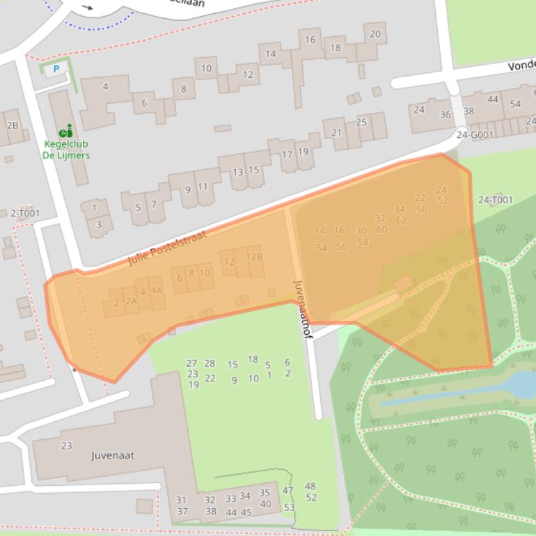 Kaart van postcodegebied 6901MS.