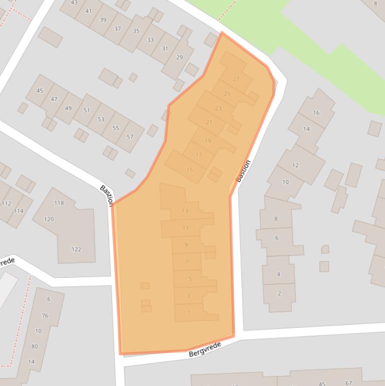 Kaart van postcodegebied 6901NS.