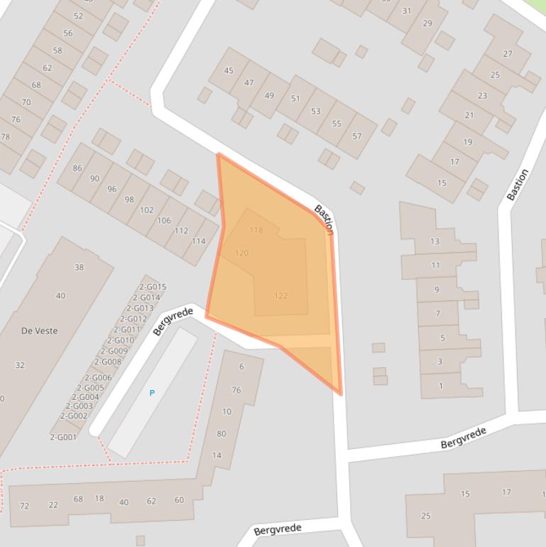 Kaart van postcodegebied 6901NZ.