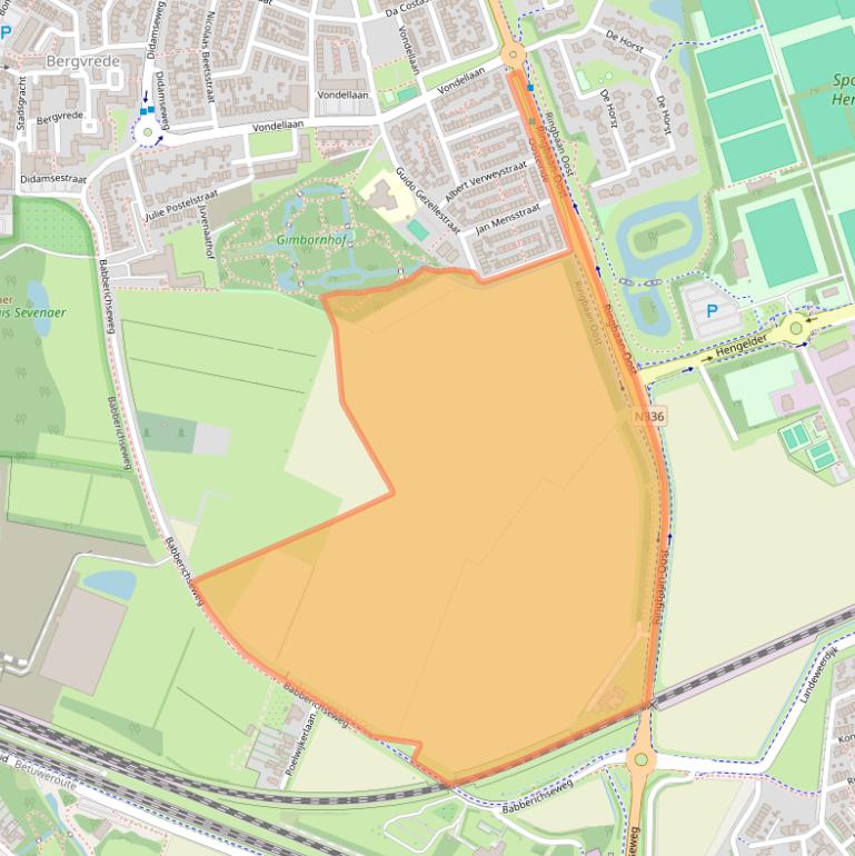 Kaart van postcodegebied 6901PA.