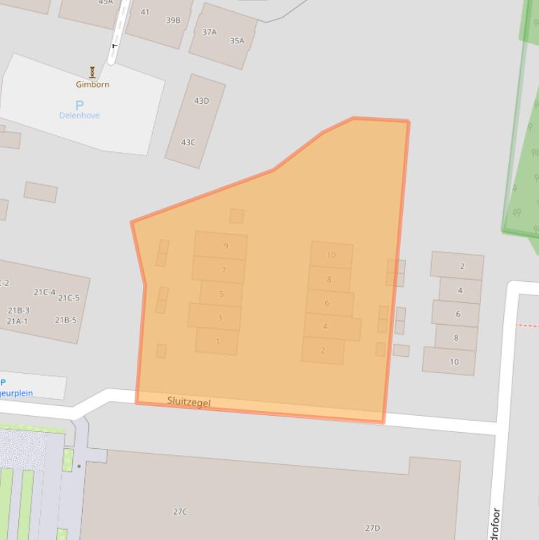 Kaart van postcodegebied 6901RB.