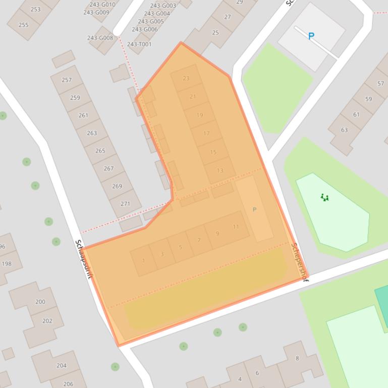 Kaart van postcodegebied 6902AP.