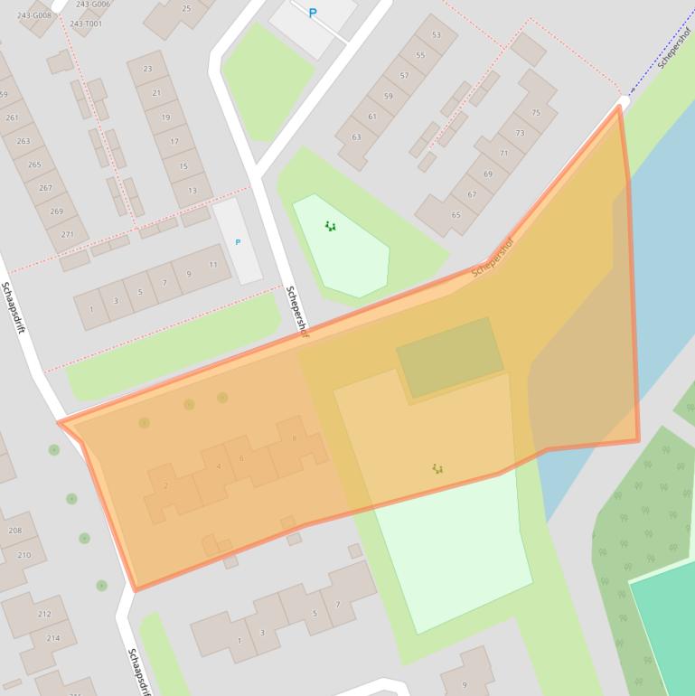 Kaart van postcodegebied 6902AT.