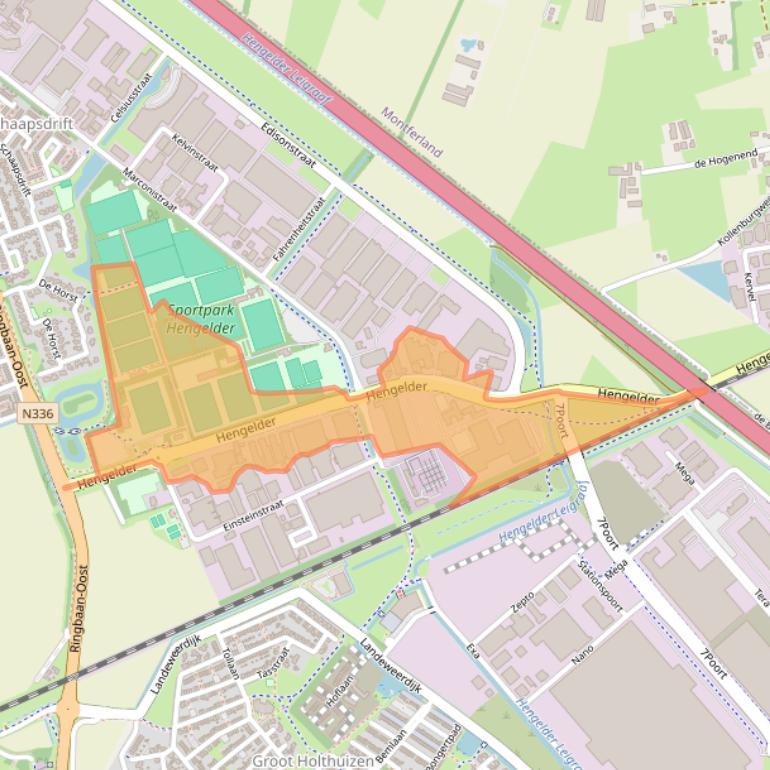 Kaart van postcodegebied 6902PA.