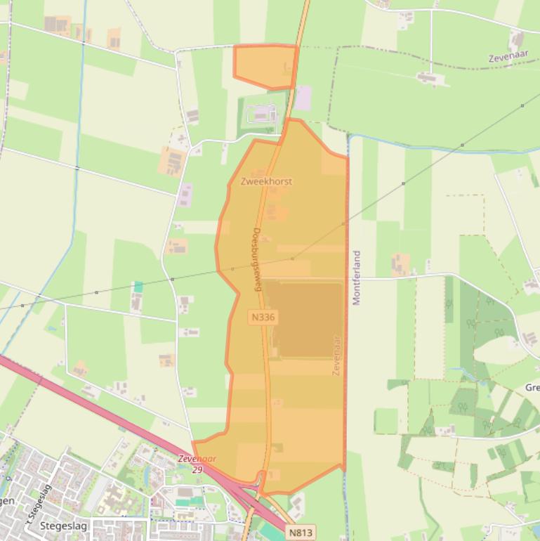 Kaart van postcodegebied 6902PN.