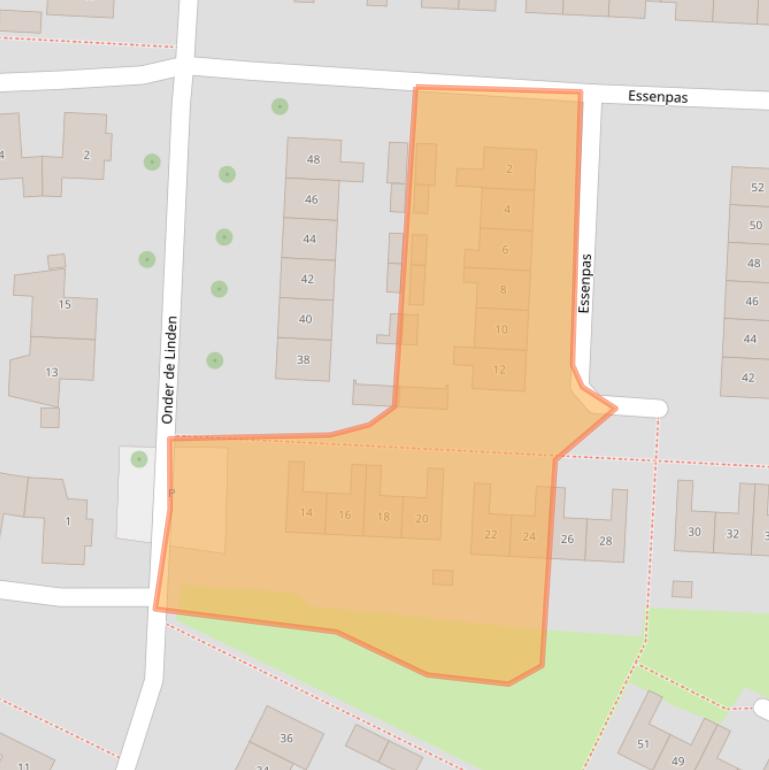 Kaart van postcodegebied 6903AN.
