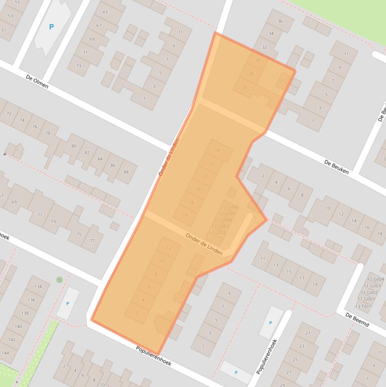 Kaart van postcodegebied 6903AS.