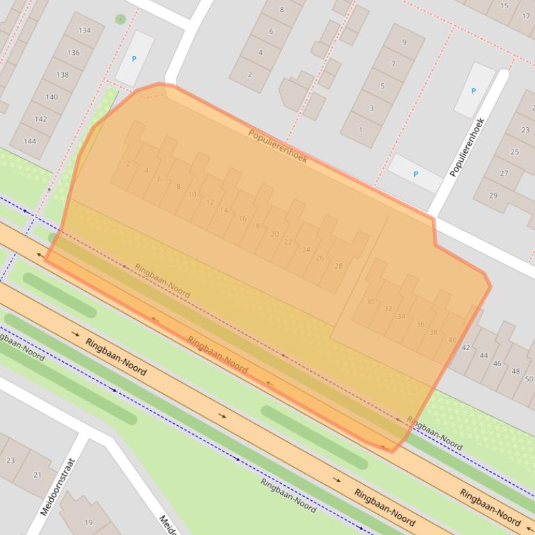 Kaart van postcodegebied 6903AX.