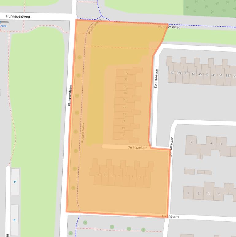 Kaart van postcodegebied 6903BA.