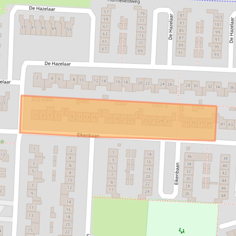 Kaart van postcodegebied 6903BG.